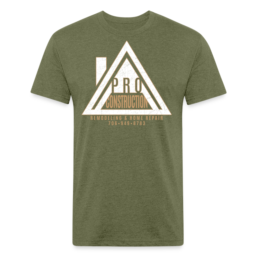 pro construction • model 2 (front only) - heather military green