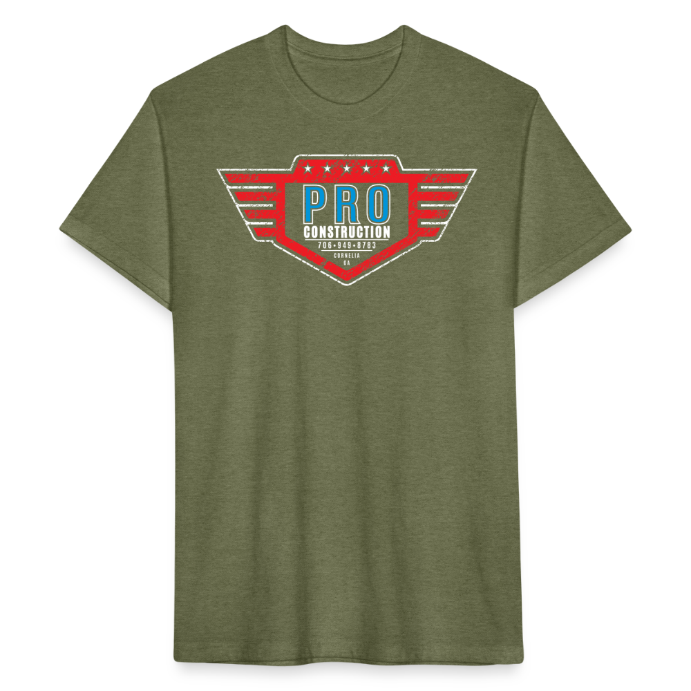 pro construction • model 1 (front only) - heather military green