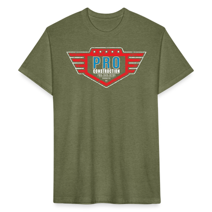 pro construction • model 1 (front only) - heather military green