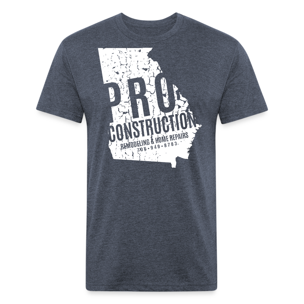 pro construction • model 4 (front only) - heather navy