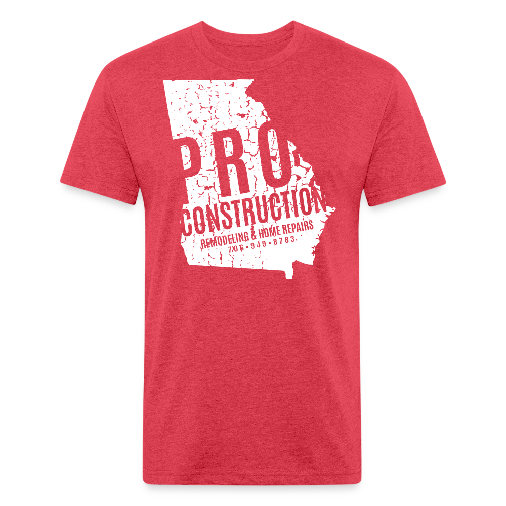 pro construction • model 4 (front only) - heather red