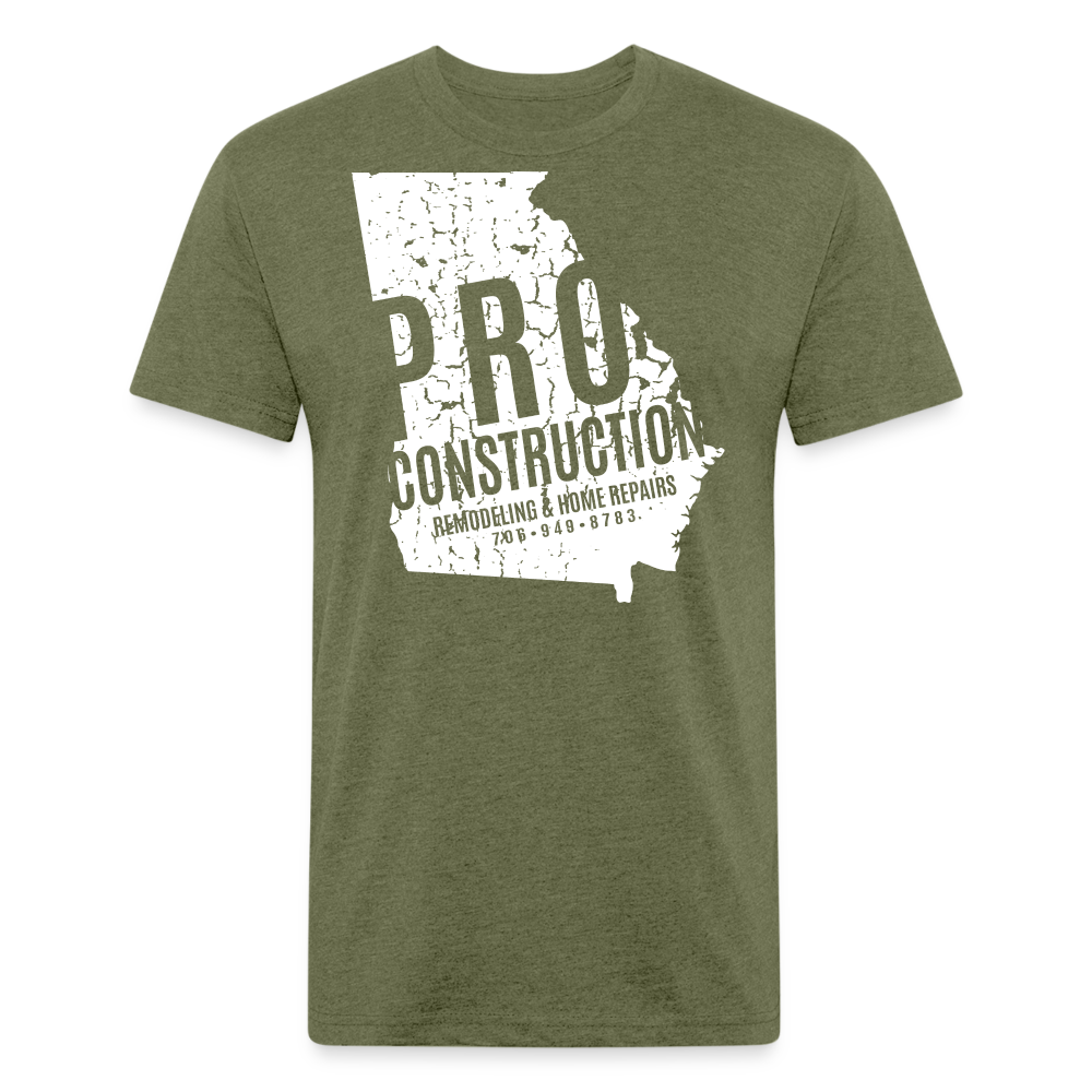 pro construction • model 4 (front only) - heather military green