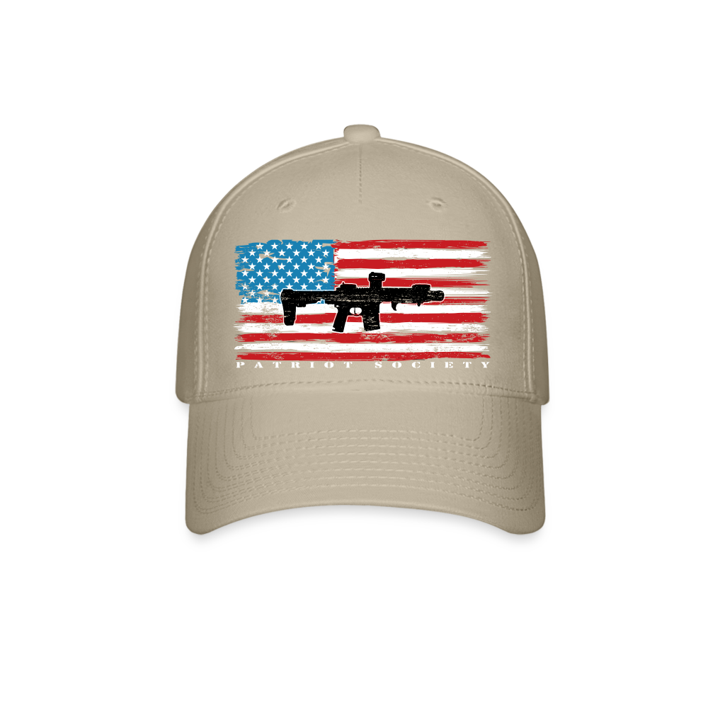 patriot society • AR flag hat (rwb) - khaki