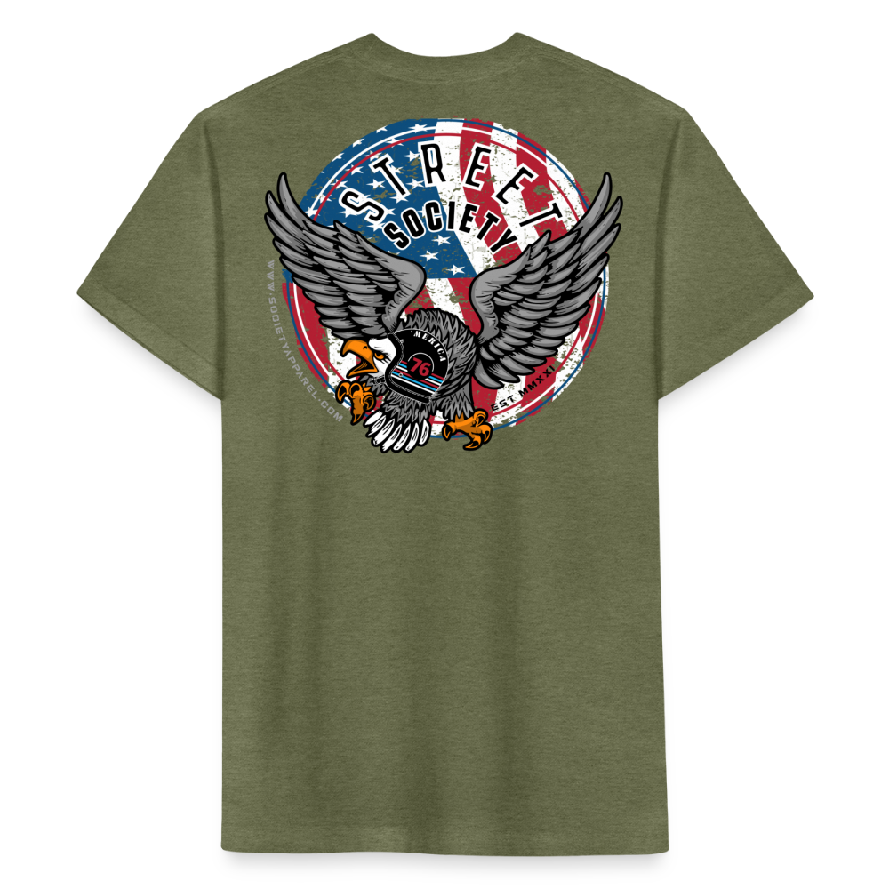 street society • 76 'merican eagle - heather military green