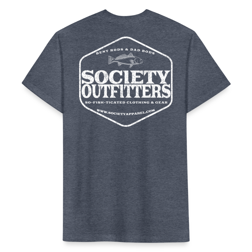 society outfitters • bent rods & dad bods - heather navy