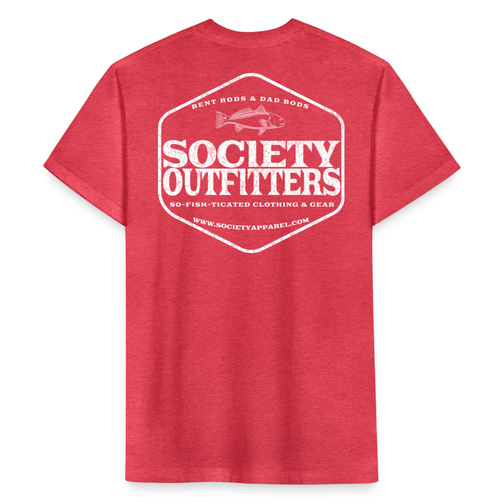 society outfitters • bent rods & dad bods - heather red