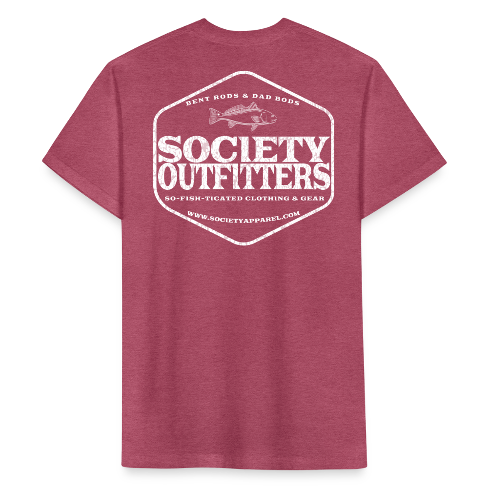 society outfitters • bent rods & dad bods - heather burgundy
