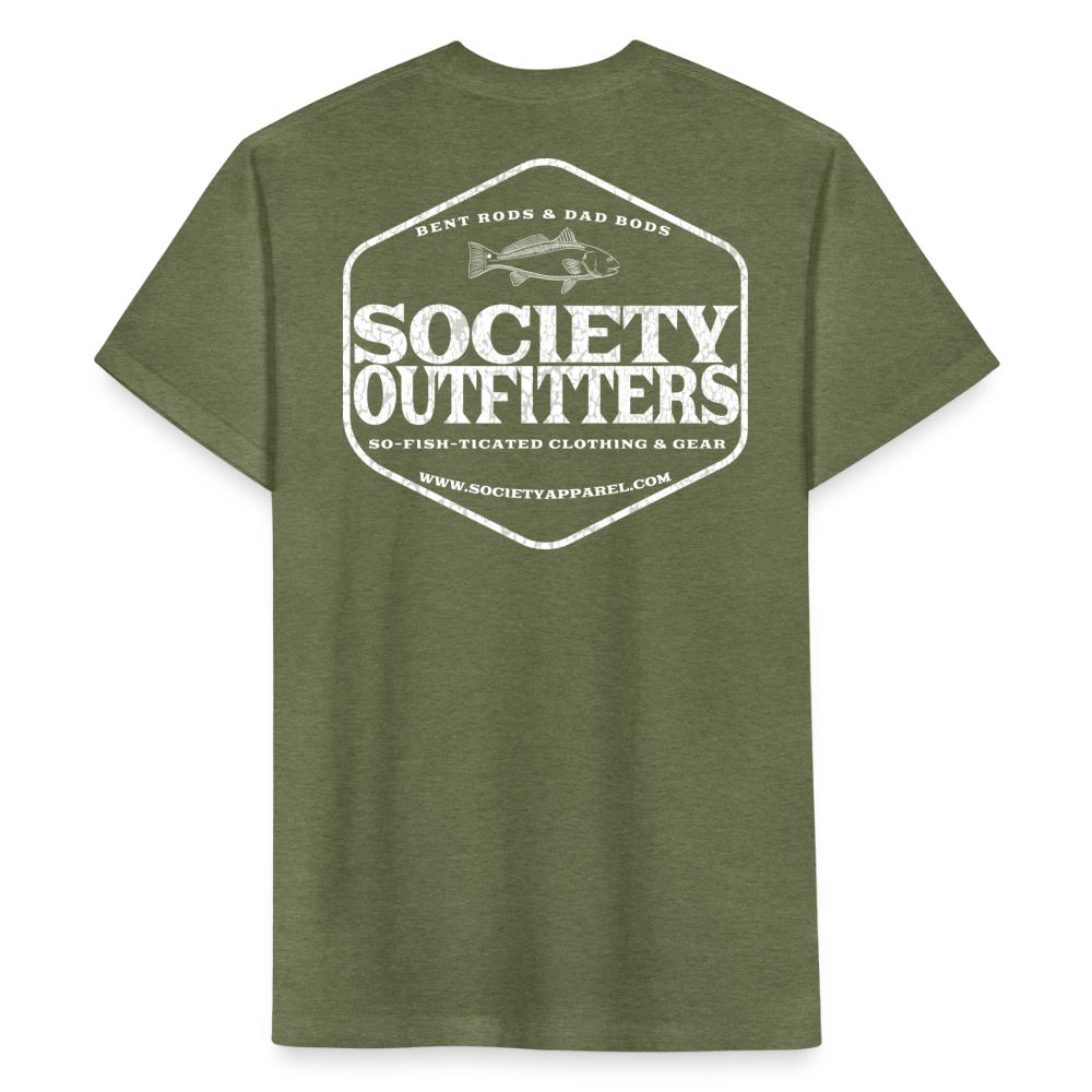 society outfitters • bent rods & dad bods - heather military green