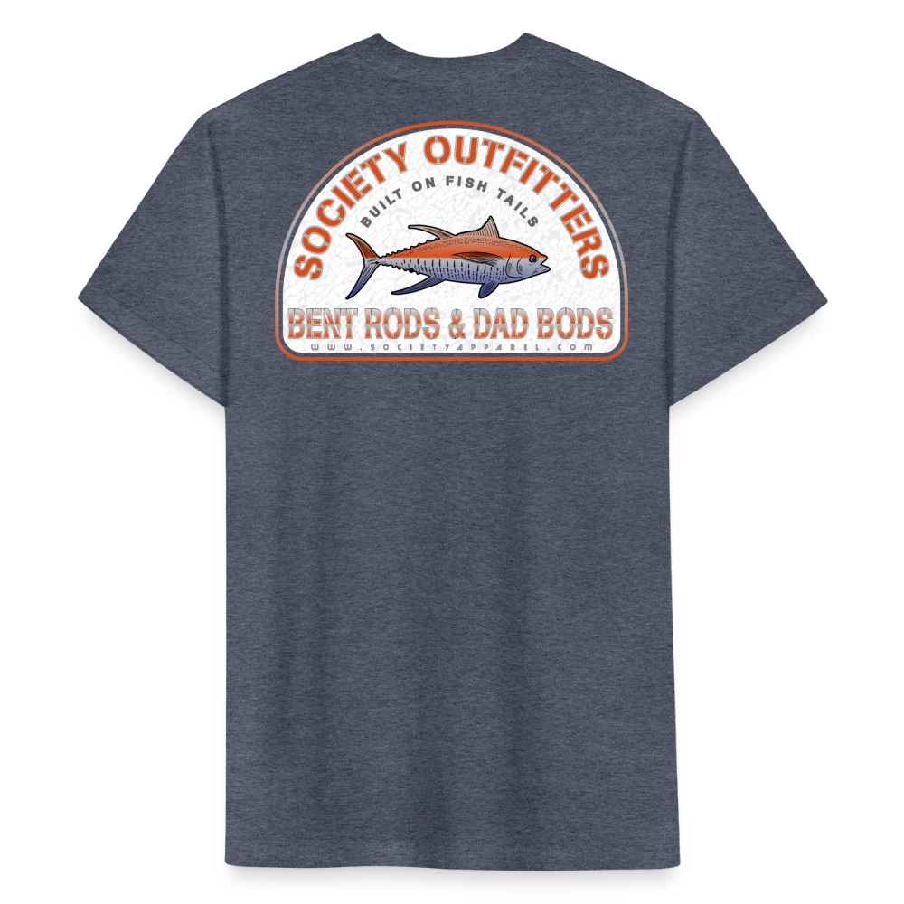 society outfitters • bent rods & dad bods - heather navy