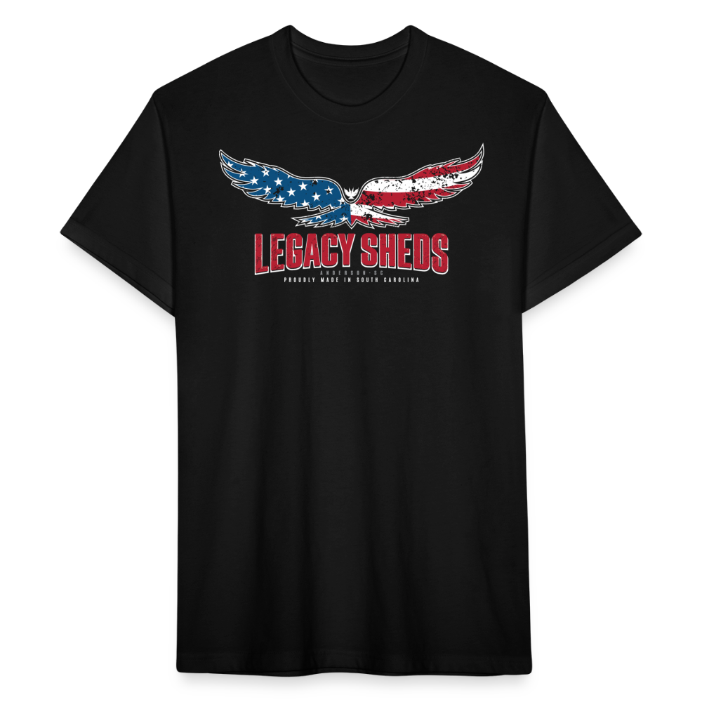 legacy sheds • model 1 ('merica - front only) - black