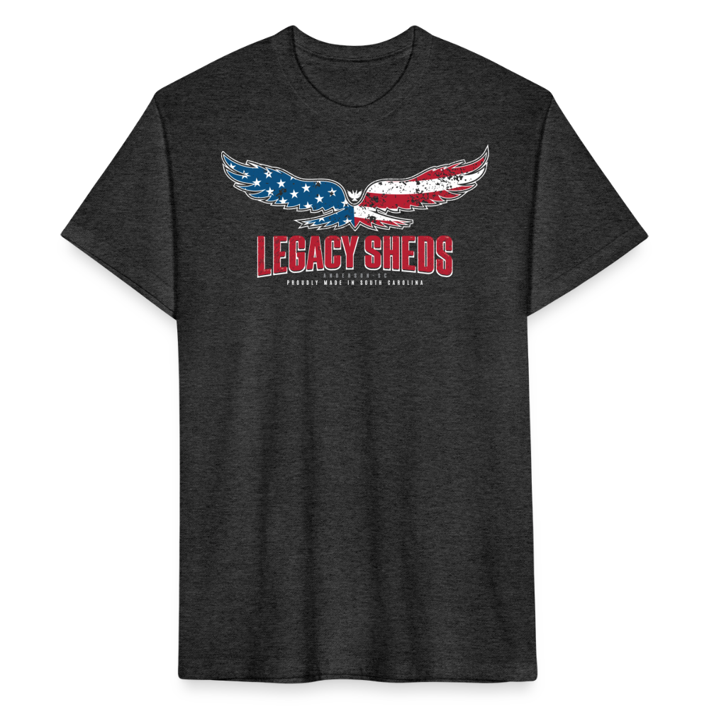 legacy sheds • model 1 ('merica - front only) - heather black