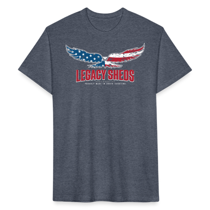 legacy sheds • model 1 ('merica - front only) - heather navy
