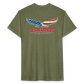 legacy sheds • model 1 ('merica - front only) - heather military green