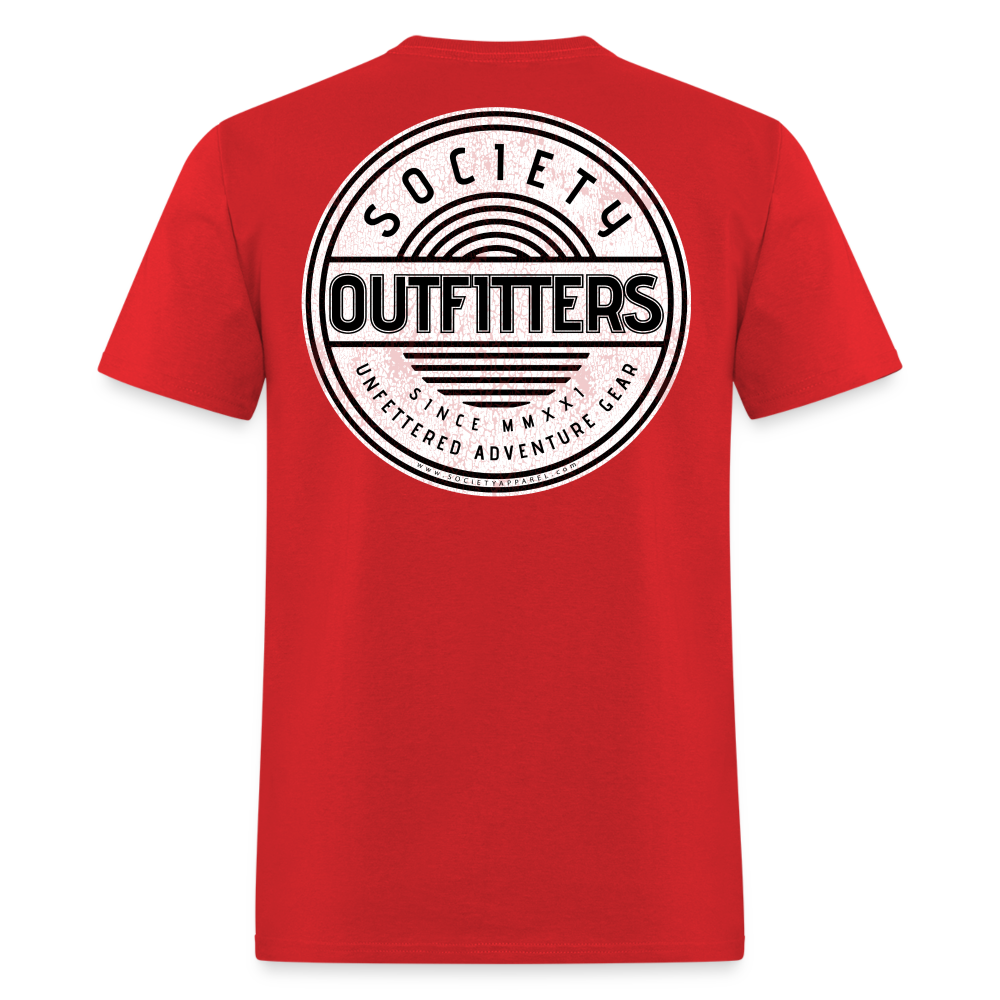 society outfitters • unfettered (100% cotton) - red