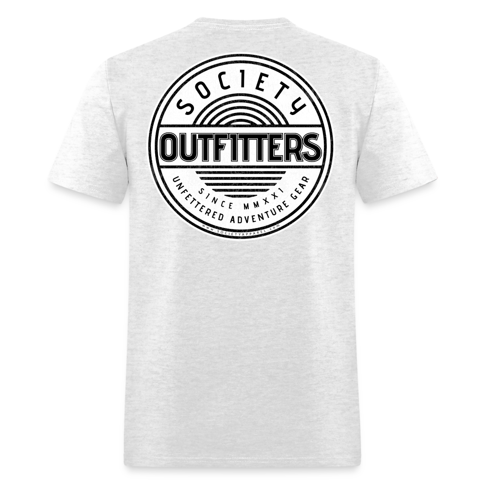 society outfitters • unfettered (100% cotton) - light heather gray