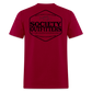 society outfitters • so-fish-ticated - black (100% cotton) - dark red