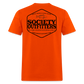 society outfitters • so-fish-ticated - black (100% cotton) - orange