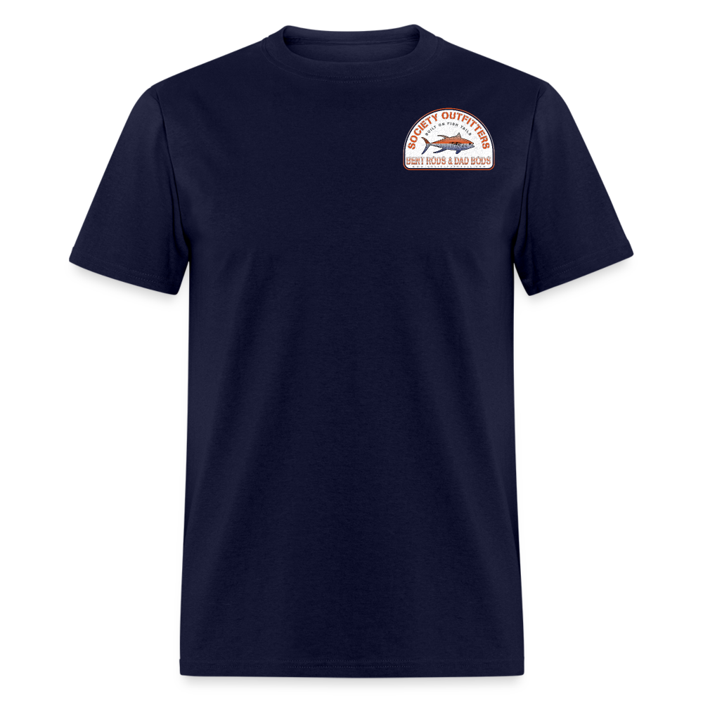 society outfitters • bent rods & dad bods (100% cotton) - navy