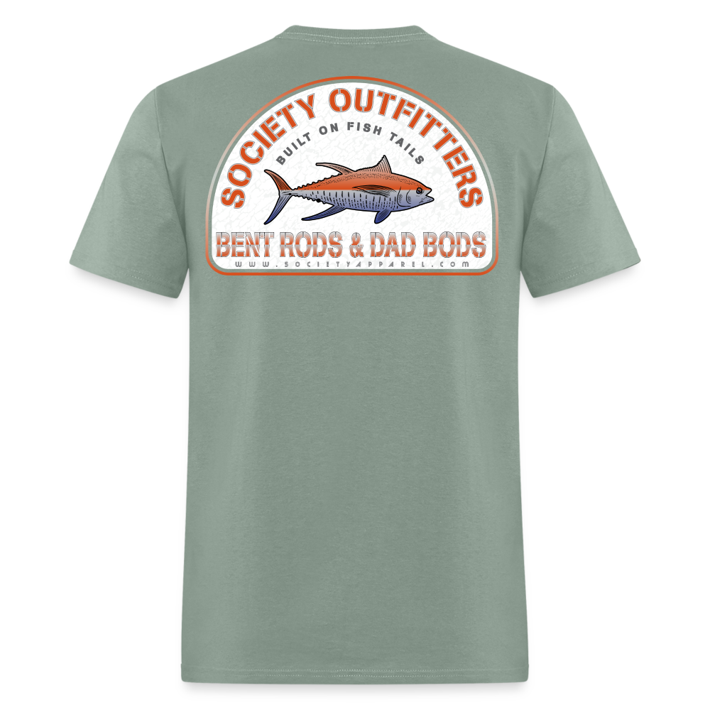 society outfitters • bent rods & dad bods (100% cotton) - sage