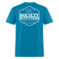 society outfitters • so-fish-ticated - white (100% cotton) - turquoise
