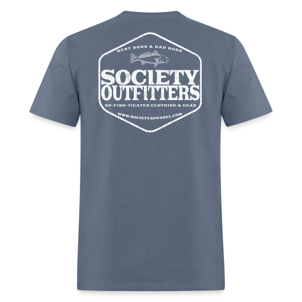 society outfitters • so-fish-ticated - white (100% cotton) - denim