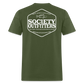 society outfitters • so-fish-ticated - white (100% cotton) - military green