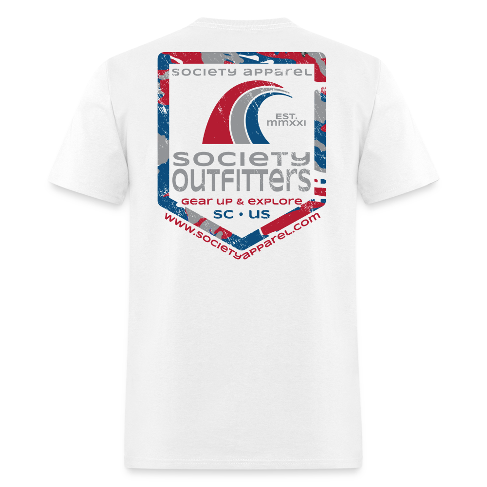 society outfitters • gear up rwb camo (100% cotton) - white