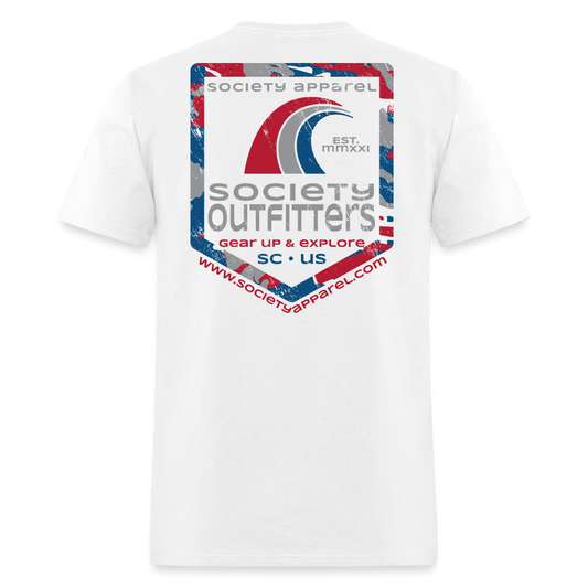 society outfitters • gear up rwb camo (100% cotton) - white