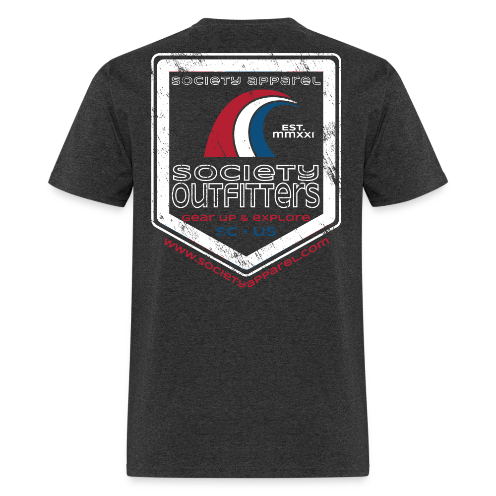 society outfitters • gear up rwb (100% cotton) - heather black