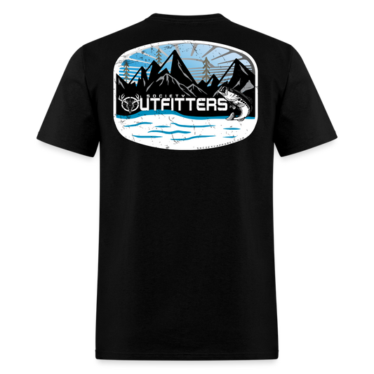 society outfitters • river & stream (100% cotton) - black