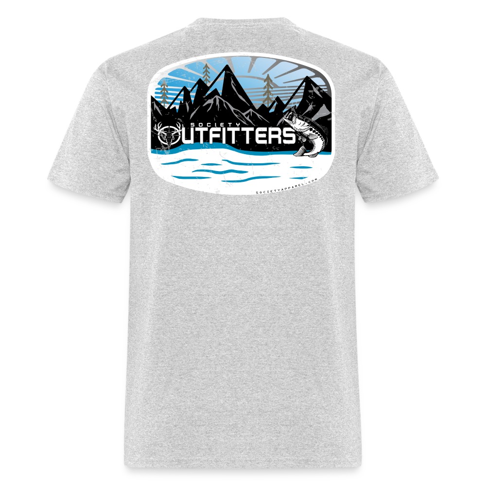 society outfitters • river & stream (100% cotton) - heather gray