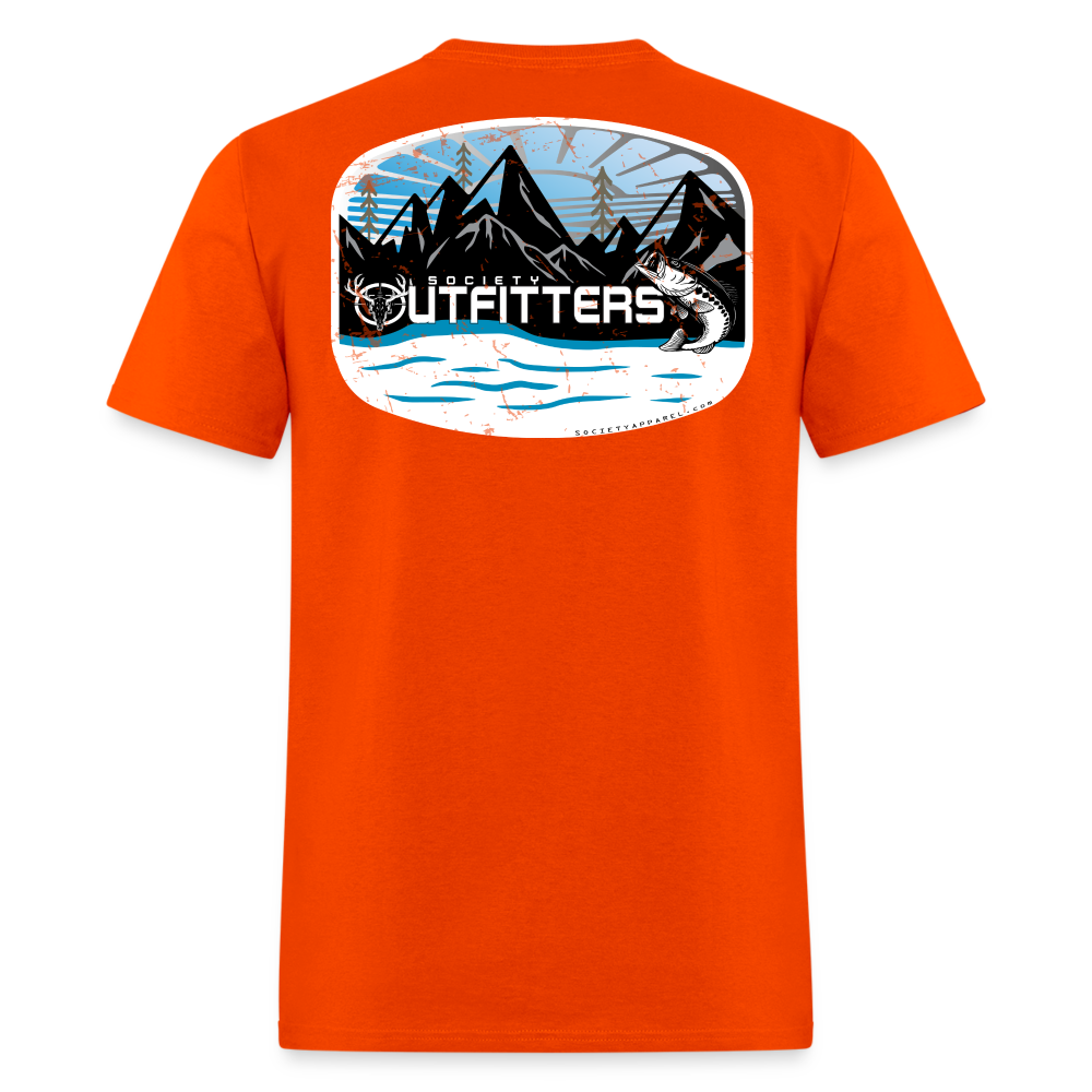 society outfitters • river & stream (100% cotton) - orange