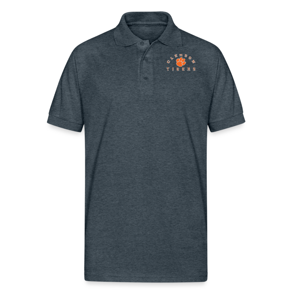 Clemson Tigers Polo - deep heather