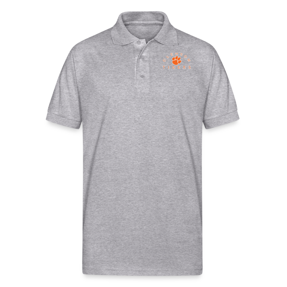 Clemson Tigers Polo - heather gray