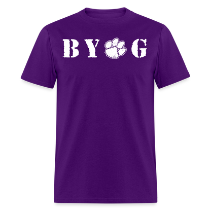 clemson • byog (100% cotton) - purple