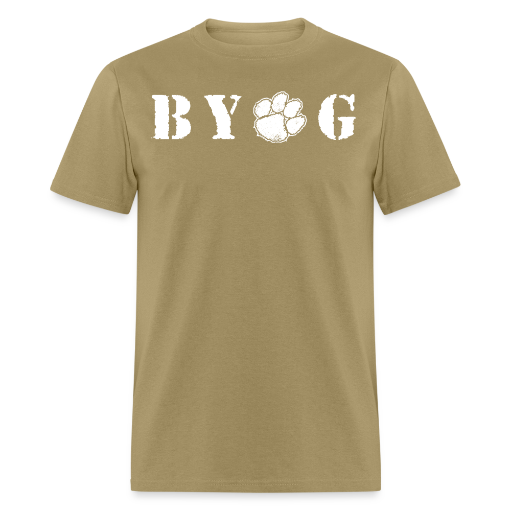 clemson • byog (100% cotton) - khaki