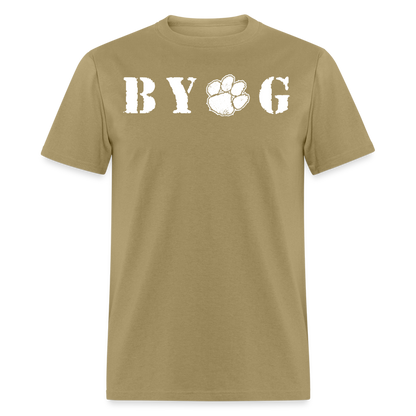 clemson • byog (100% cotton) - khaki