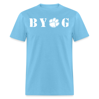 clemson • byog (100% cotton) - aquatic blue