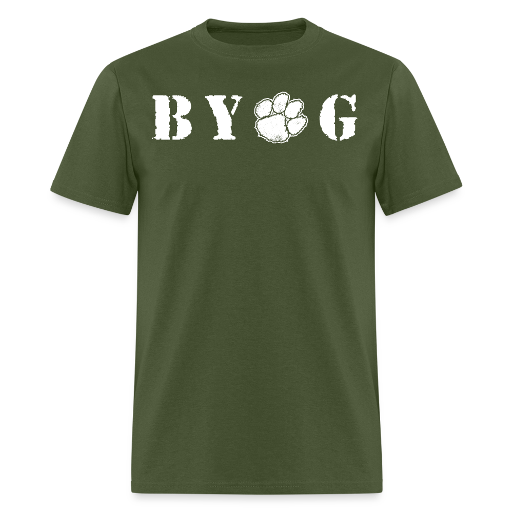 clemson • byog (100% cotton) - military green