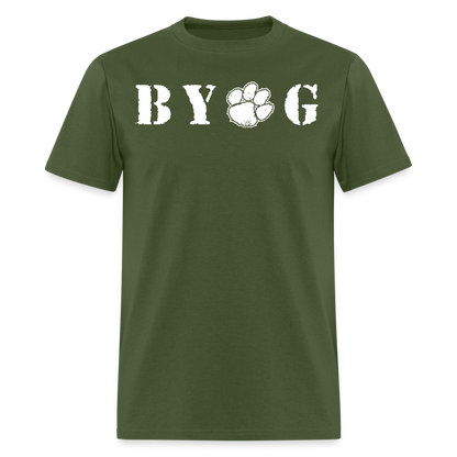 clemson • byog (100% cotton) - military green