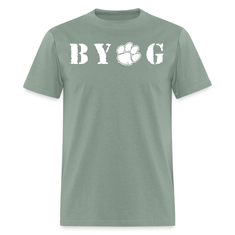 clemson • byog (100% cotton) - sage