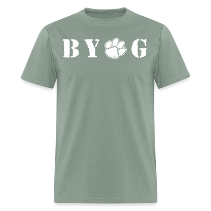 clemson • byog (100% cotton) - sage