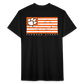 clemson • tiger flag w/back branding - black