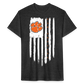 clemson • tiger flag vertical w/branding (white) - heather black