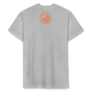 clemson • tiger flag vertical w/branding (white) - heather gray