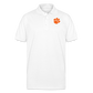 clemson • orange paw polo (50/50 cotton-poly) - white