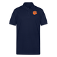 clemson • orange paw polo (50/50 cotton-poly) - navy