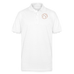 clemson • white paw polo (50/50 cotton-poly) - white