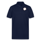 clemson • white paw polo (50/50 cotton-poly) - navy