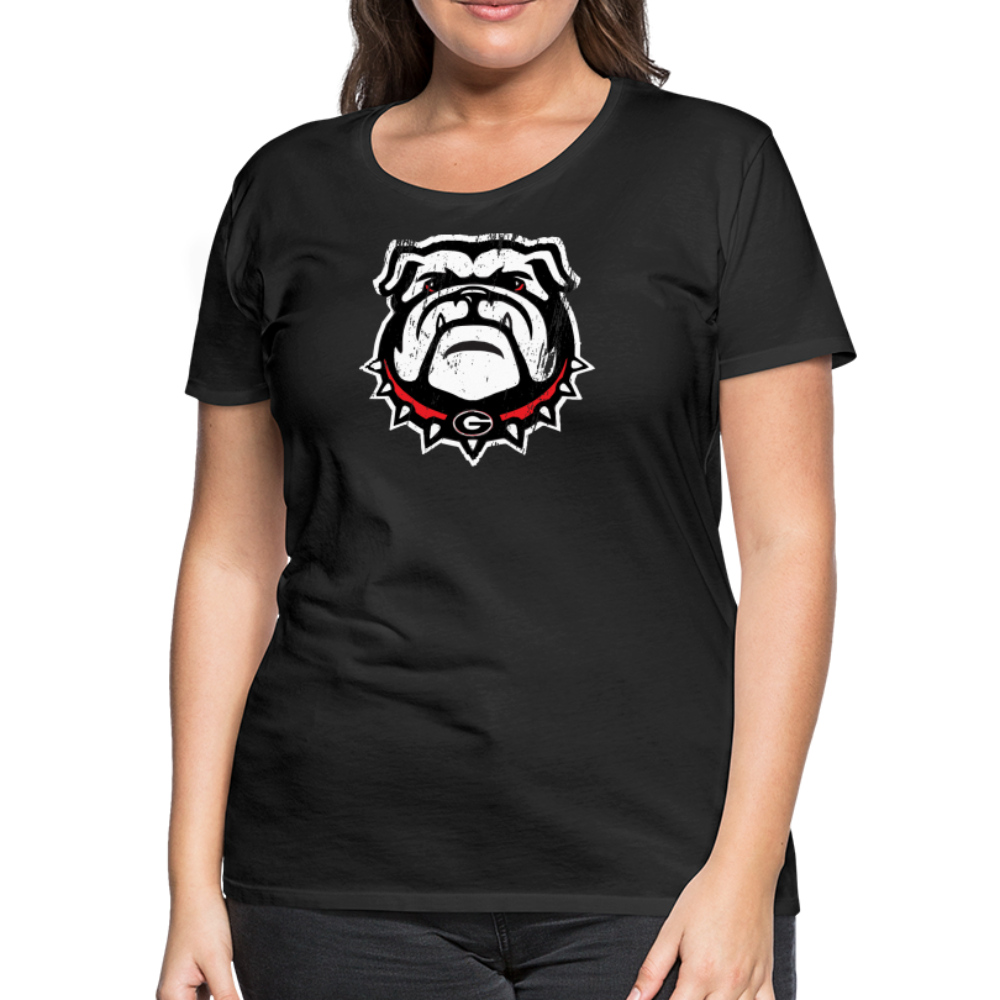 georgia • ladies dawg head - black